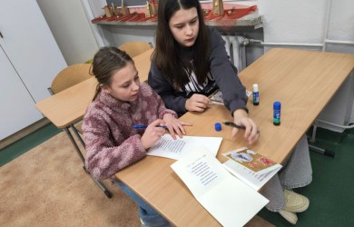 Kartki dla szkół partnerskich 