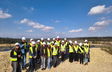 Wycieczka edukacyjna do zakładu Lhoist