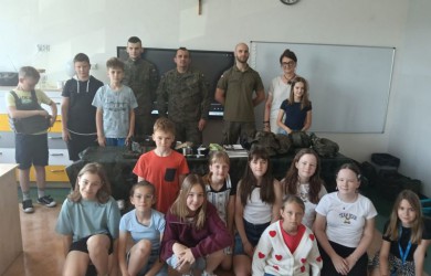 Edukacja z wojskiem piątoklasistów
